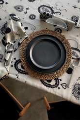 SALASAI TABLE CLOTH - STONE CAMEO LINEN