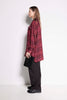 Compass Rose Shirt - Unisex button up shirt in pink check print
