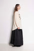 Compass Rose Shirt - Unisex button up shirt in cream with black embroidery