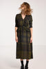 Valentine Dress - Forest Green Check