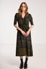 Valentine Dress - Forest Green Check