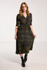 Valentine Dress - Forest Green Check