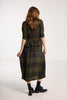 Valentine Dress - Forest Green Check