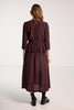 Valentine Dress - Plum Wood Print