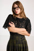 Lace Tee - Black