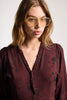 Amour Dress - Plum Wood Print