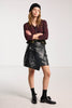 Valentine Top - Forest Green & Plum Wood