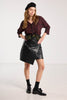 Valentine Top - Forest Green & Plum Wood