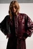 Amour Dress - Plum Wood Print