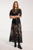 Paloma Lace Dress - Black
