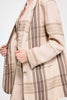 Palazzo Blazer - Camel Check Linen