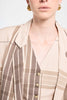 Palazzo Blazer - Camel Check Linen