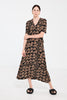 Plantation Dress - Beige Pop Palm