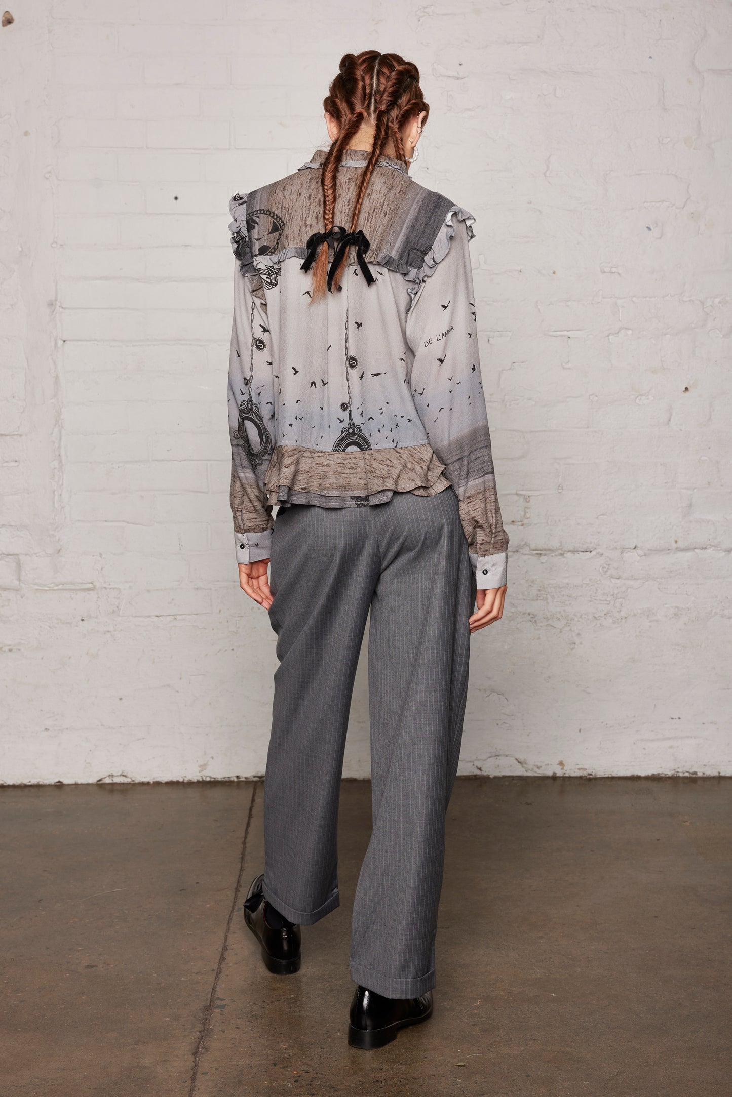 POET BLOUSE - SEA SCAPE