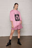 Over-sized unisex T-shirt with DE'LAMOUR graphic