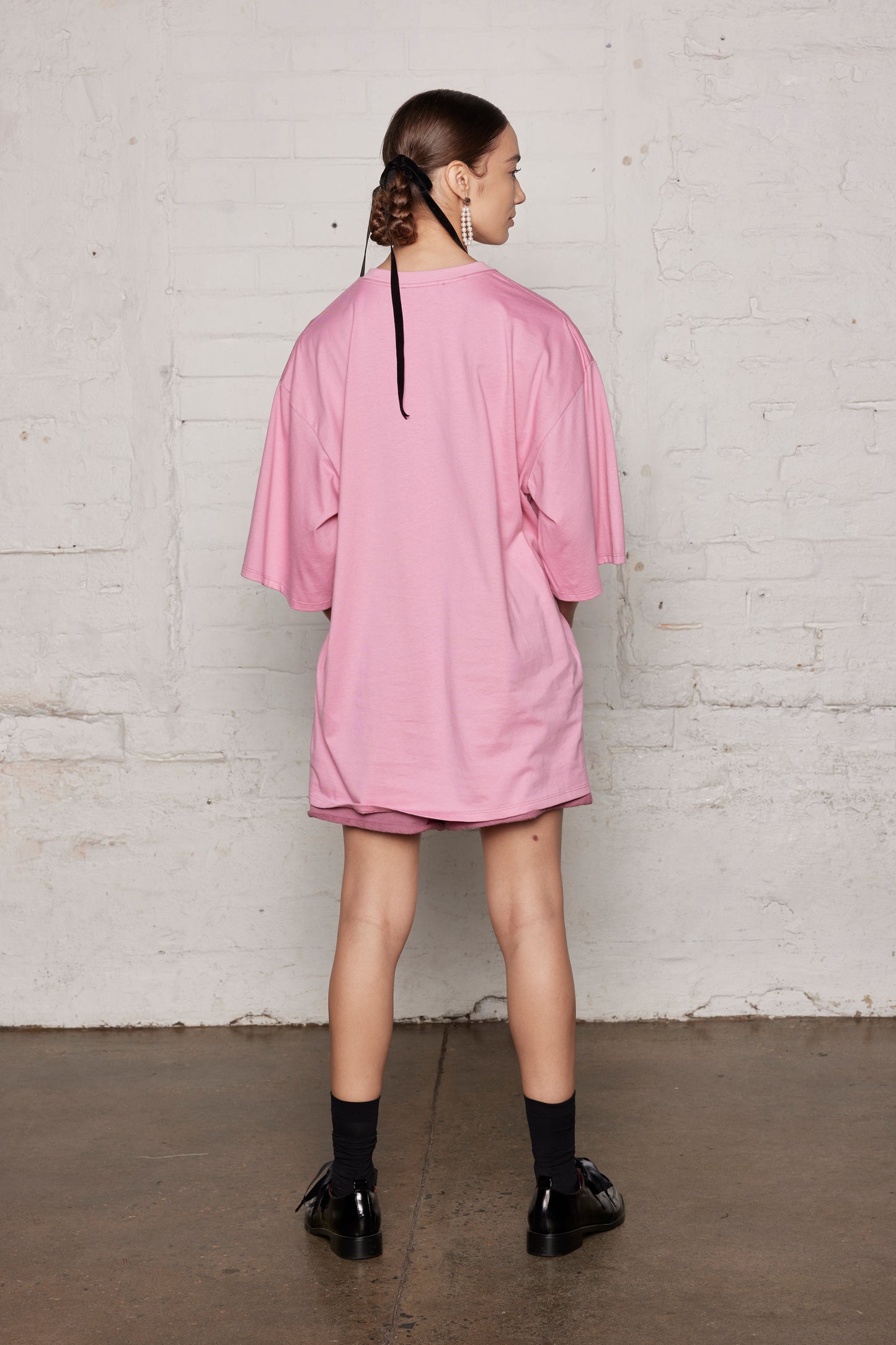 Over-sized unisex T-shirt with DE'LAMOUR graphic