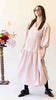 HEAVY HEARTS WRAP DRESS - PINK