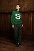 SALASAI S JUMPER - GREEN MERINO KNIT
