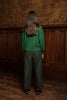 SALASAI S JUMPER - GREEN MERINO KNIT