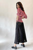 ASTRA SKIRT - BLACK GRID LACE
