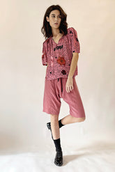 PLANET SHORT- PAPAYA CUPRO