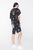 CREATURES TEE DRESS - BLACK CHAIN N HOUND PRINT