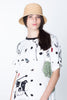 CREATURES TEE DRESS - WHITE CHAIN N HOUND PRINT