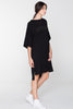 ADVOCATE TEE DRESS- BLACK