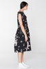 DOMESTIC DRESS - BLACK CHAIN N HOUND PRINT