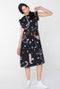 DOMESTIC DRESS - BLACK CHAIN N HOUND PRINT
