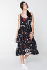 BEG FOR LOVE DRESS - BLACK CHAIN N HOUND PRINT