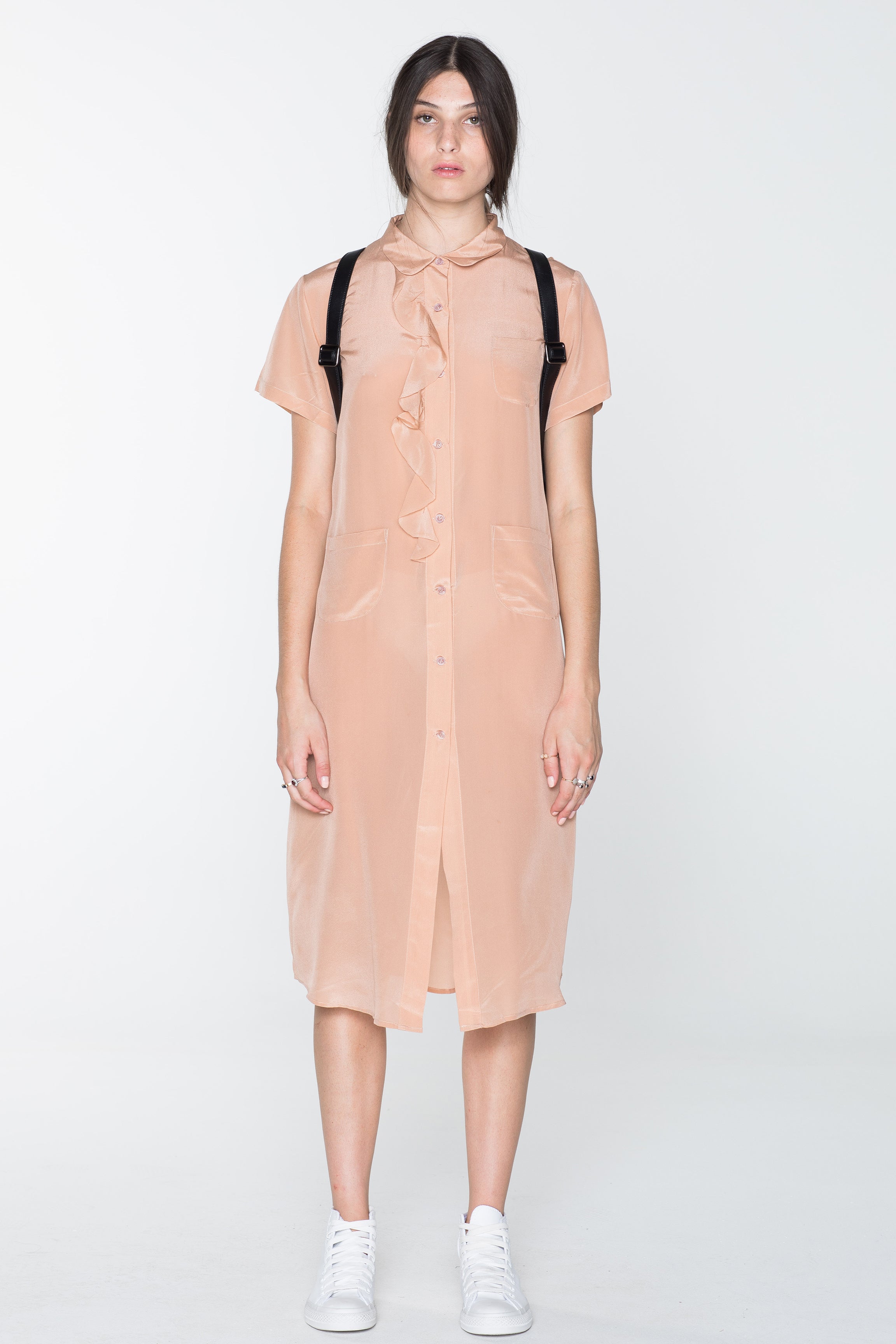 GORILLA SHIRT DRESS - OLD PINK