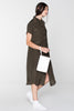 GORILLA SHIRT DRESS - KHAKI