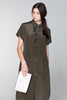 GORILLA SHIRT DRESS - KHAKI