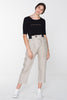 HUMANE PANT- NATURAL PINSTRIPE