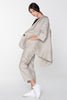 HUMANE BLAZER- NATURAL PINSTRIPE
