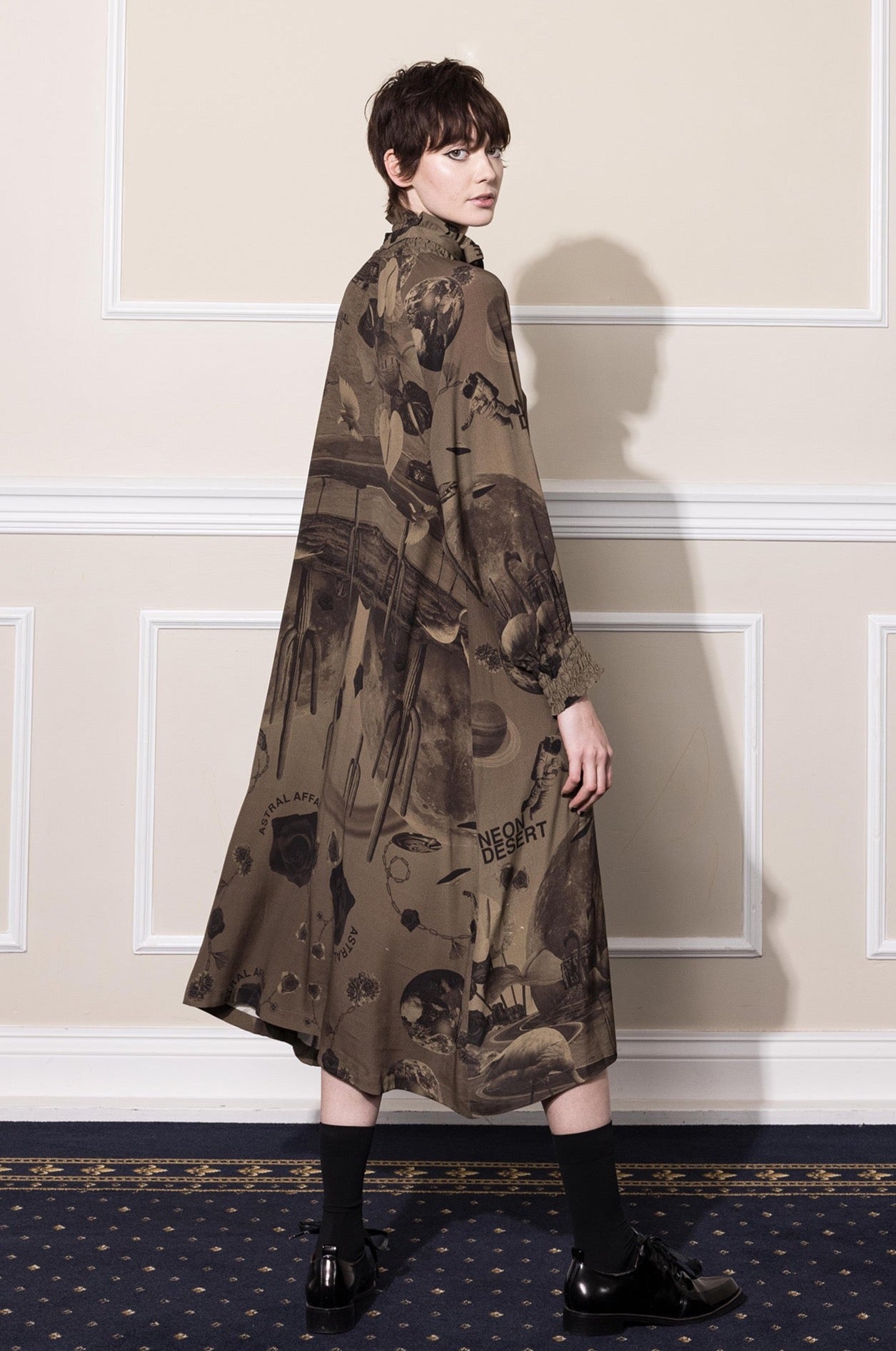 DESERT LEISURE DRESS - CHOCOLATE