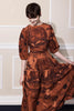 MOON GARDEN DRESS - REDWOOD PRINT
