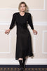 SERENADE SATURN DRESS BLACK SILK