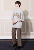 UNISEX BASKETBALL TEE GRAY MARL