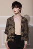 NEON DESERT BLOUSE - CHOCOLATE