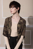 NEON DESERT BLOUSE - CHOCOLATE