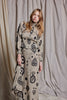 FEMME FATALE DRESS - STONE CAMEO PRINT