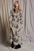 FEMME FATALE DRESS - STONE CAMEO PRINT