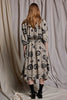 DON'T CRY DAHLIA DRESS - STONE CAMEO PRINT