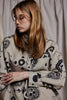 DES FLUERS SHIRT - STONE CAMEO PRINT