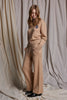LOUNGE VNECK SWEATER - BEIGE CASHMERE WOOL