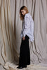 WHITE GLORIA BLOUSE - WHITE COTTON SATEEN