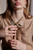 VIOLET BLOUSE - BEIGE SILK