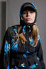 FEMME FATALE DRESS - ELECTRIC BLUE PRINT